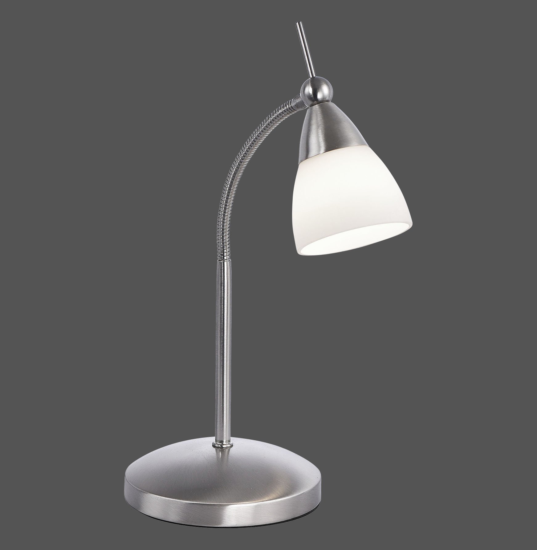 paul-neuhaus-led-tischleuchte-silber-mit-touchdimmer-glas-flexarm image 5