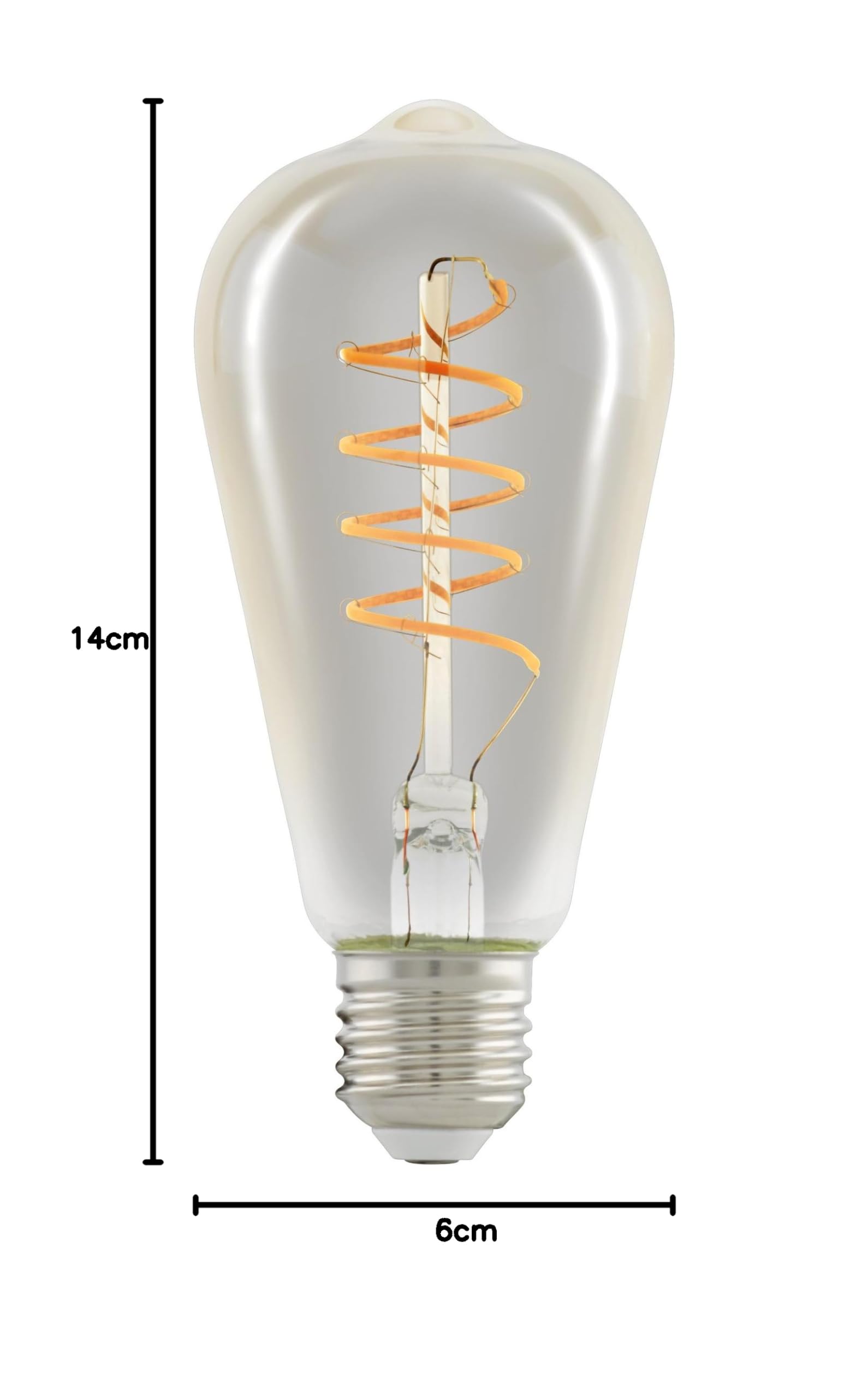 eglo-e27-led-retro-lampe-st64-stepdimmbar-4w-warmwei-2200k image 2