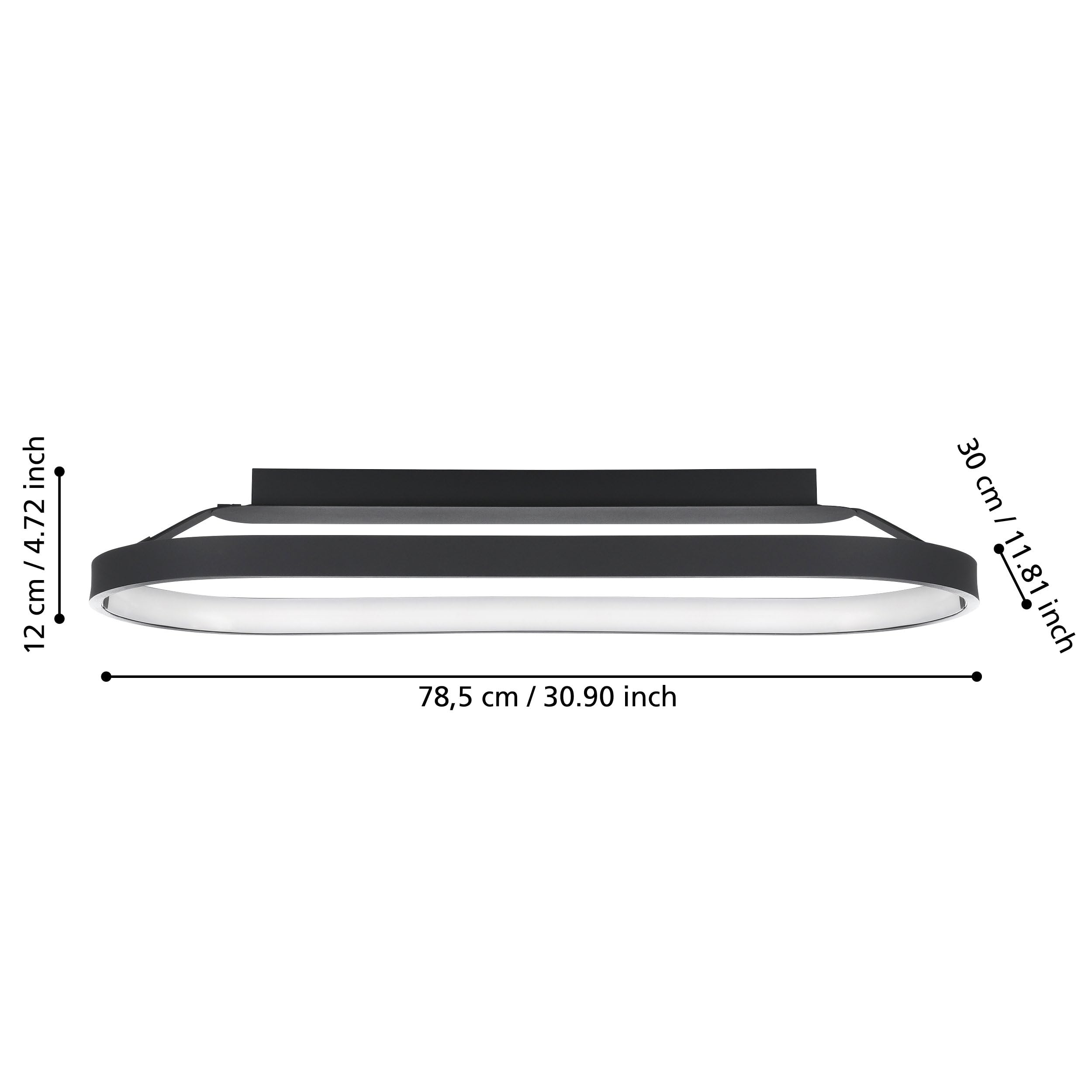 eglo-codriales-led-deckenleuchte-oval-79-cm-schwarz-dimmbar-4000-lm image 3