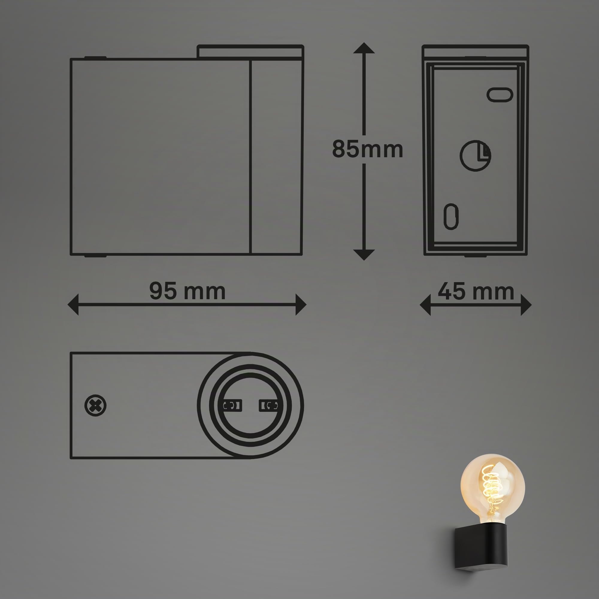 briloner-spiegelleuchte-bad-ip44-e27-max-10w-wandlampe-4-5-x-8-x-9-5-cm-schwarz image 6