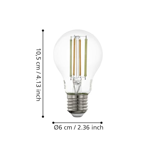 eglo-connect-z-smart-led-filament-e27-a60-zigbee-6w-700lm-klar image 7