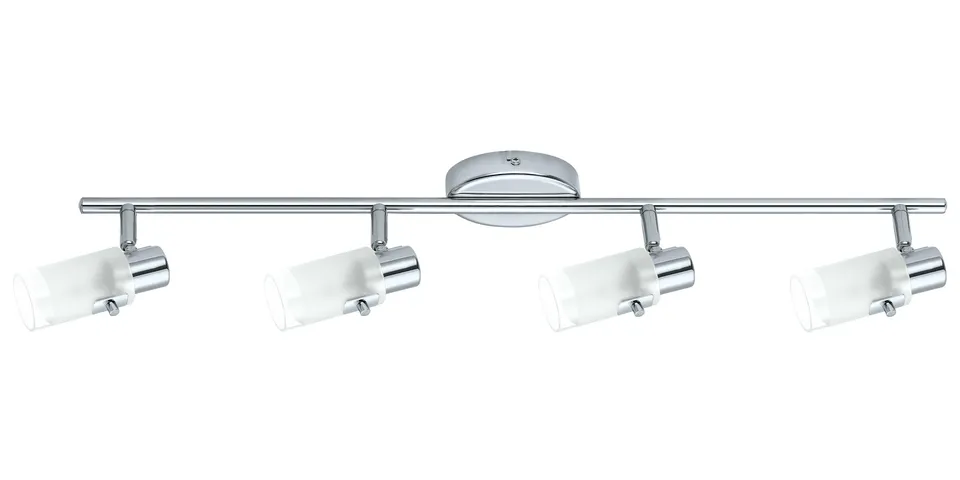 eglo-orvieto-2-led-deckenlampe-4-flammig-chrom-wei-g9-inkl-leuchtmittel image 1