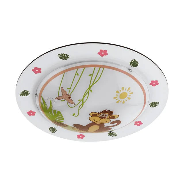 eglo-louie-deckenleuchte-e27-wei-pink-gr-n-32-5-cm image 1