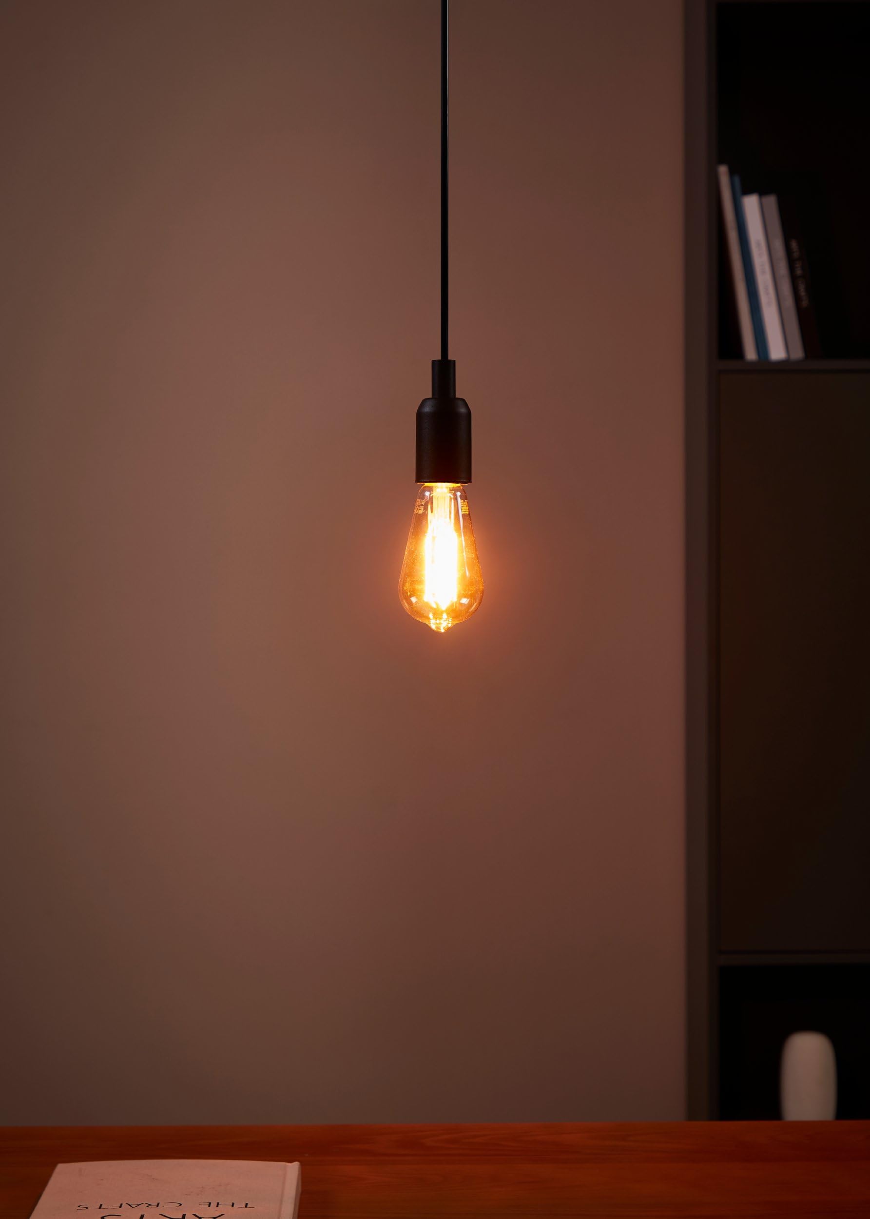 eglo-e27-led-vintage-gl-hbirne-st64-gold-4w-300lm-1700k-dimmbar image 2