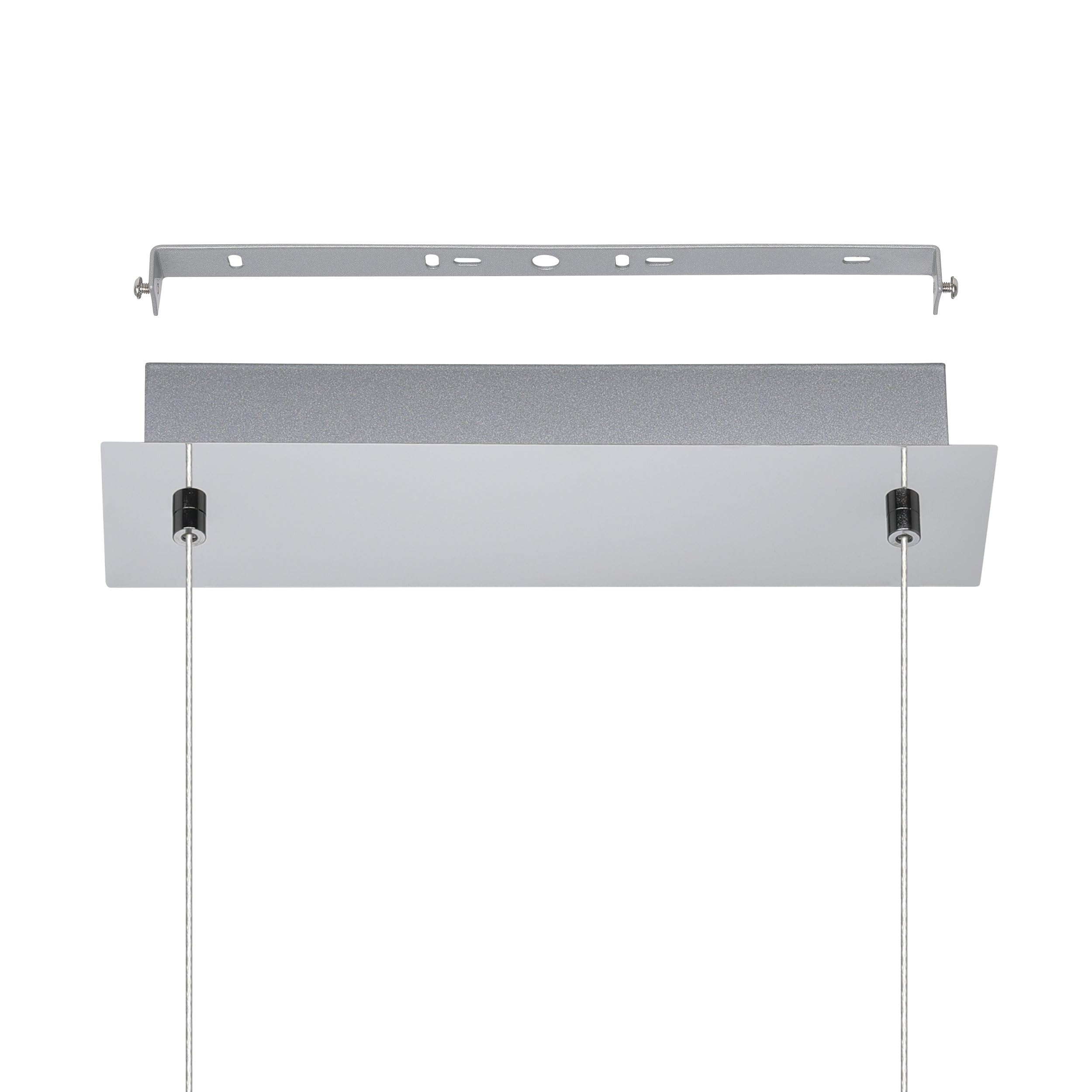 eglo-pendellampe-lasana-1-flammig-led-14w-1400lm-chrom-wei-90cm image 4