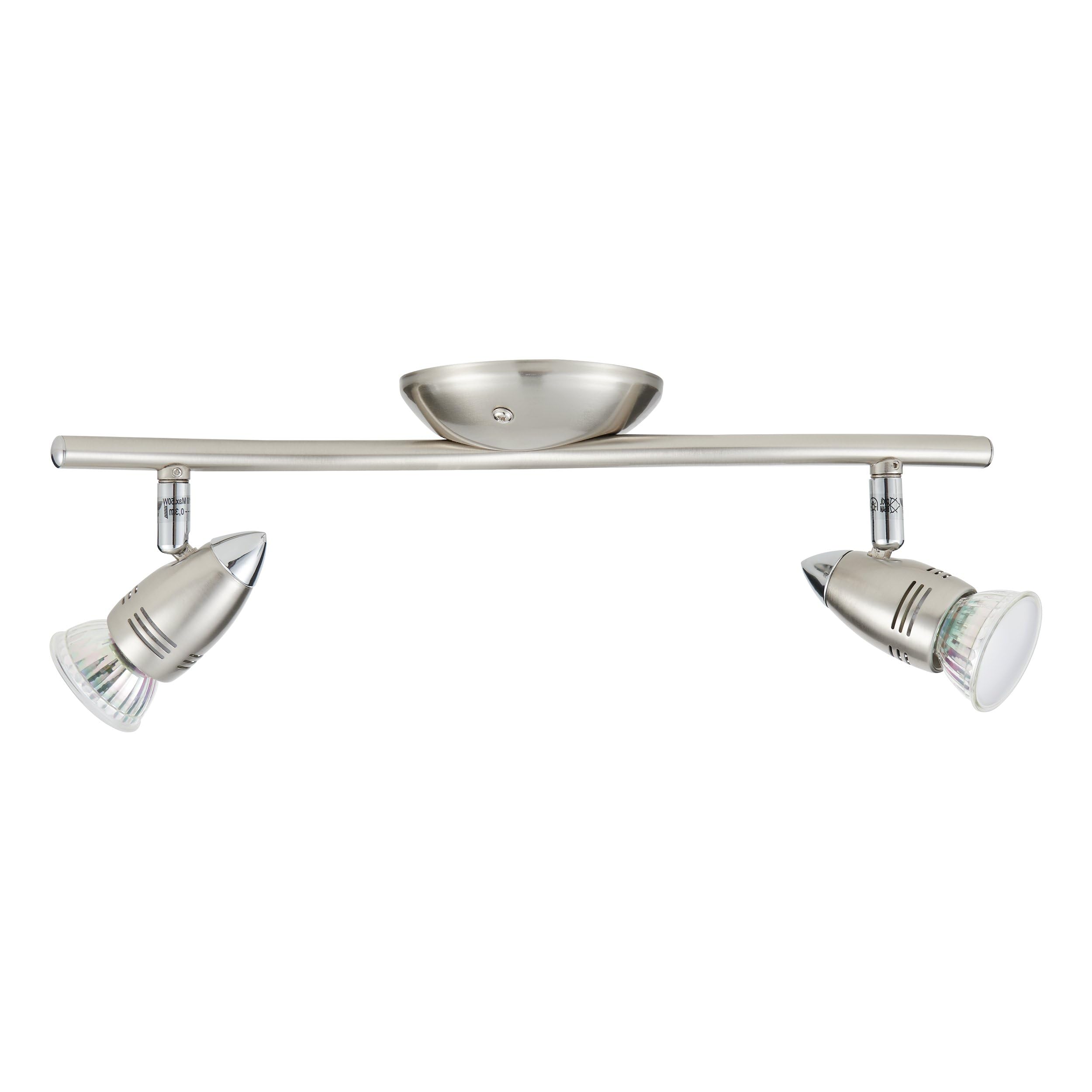 eglo-magnum-led-deckenstrahler-2-flammig-nickel-matt-chrom-gu10-warmwei image 2