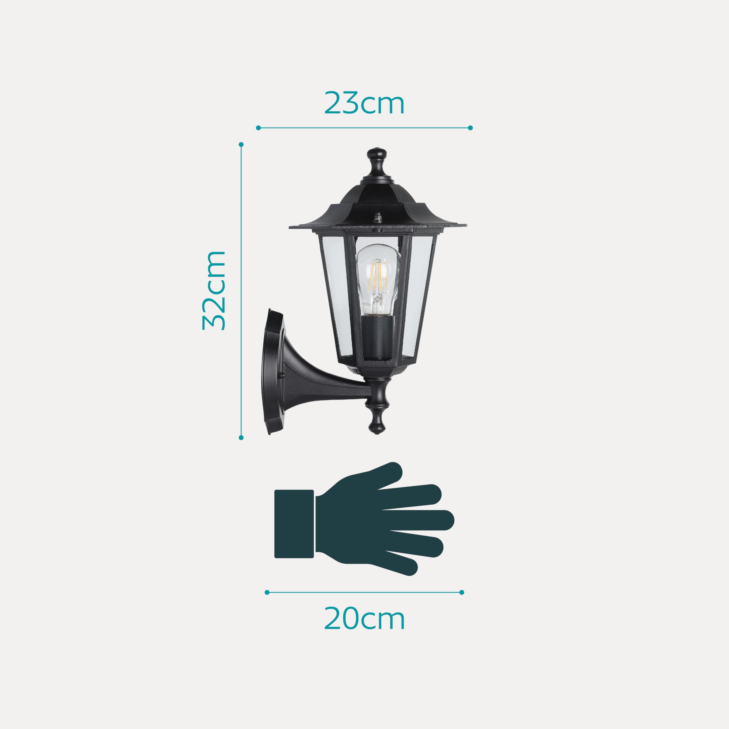 eglo-laterna-4-au-en-wandlampe-vintage-schwarz-e27 image 6
