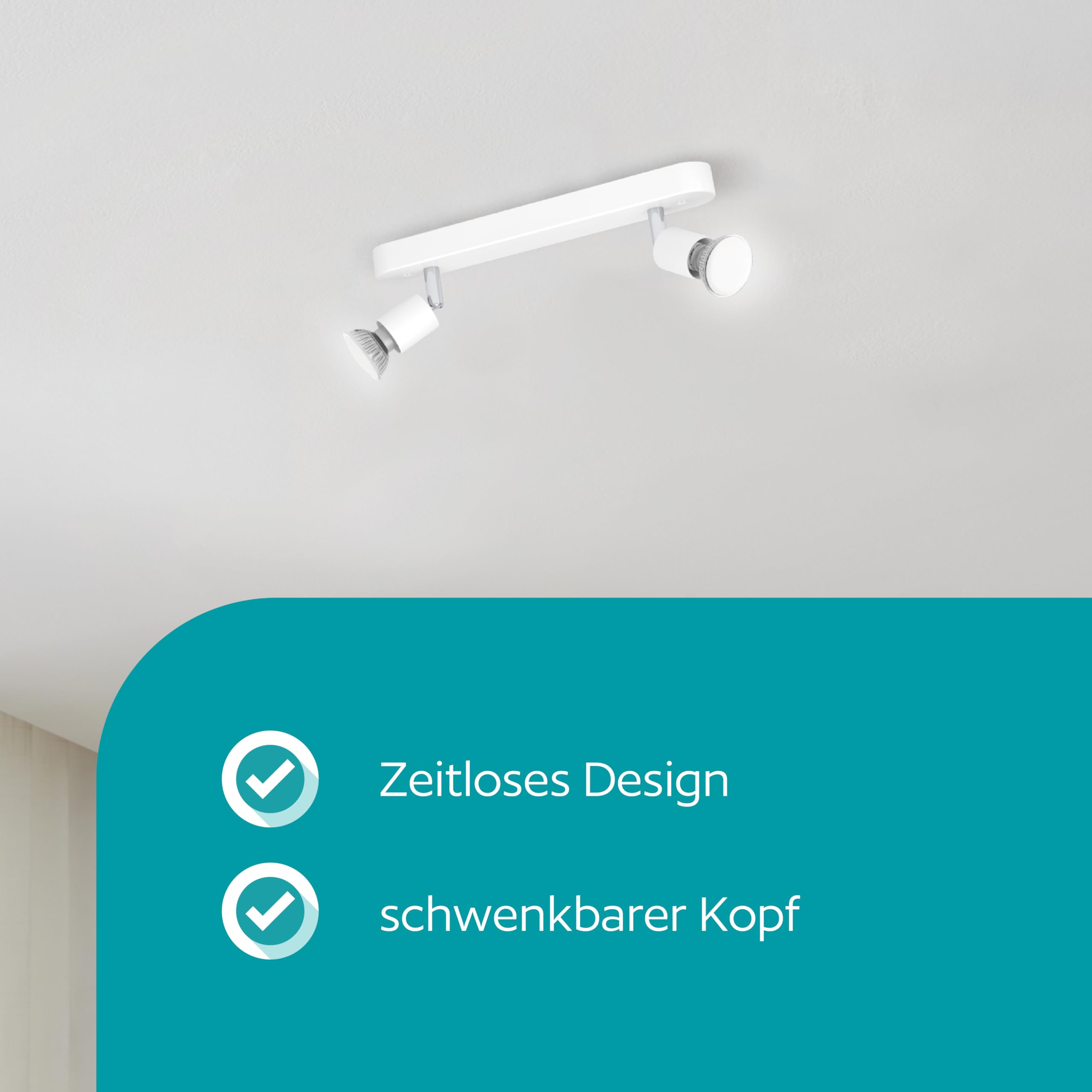 eglo-stecci-e-deckenlampe-2-flammig-spotbalken-wei-30-cm-gu10 image 2