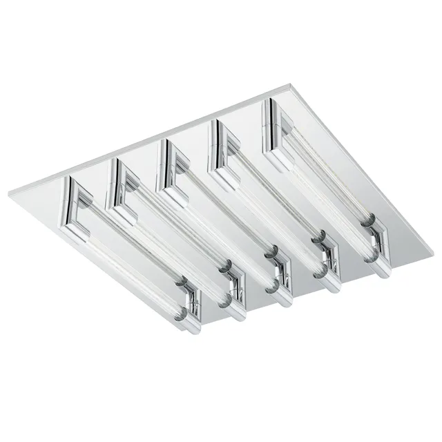 eglo-velarde-led-deckenleuchte-chrom-glas-klar-37-cm image 1