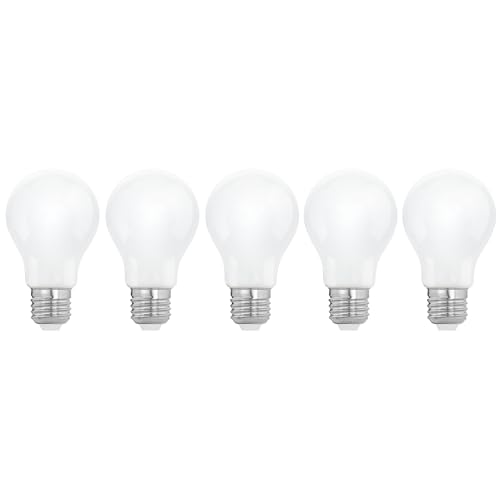 eglo-milky-a60-e27-led-lampe-5er-set-opalwei-7w-806lm-2700k image 2