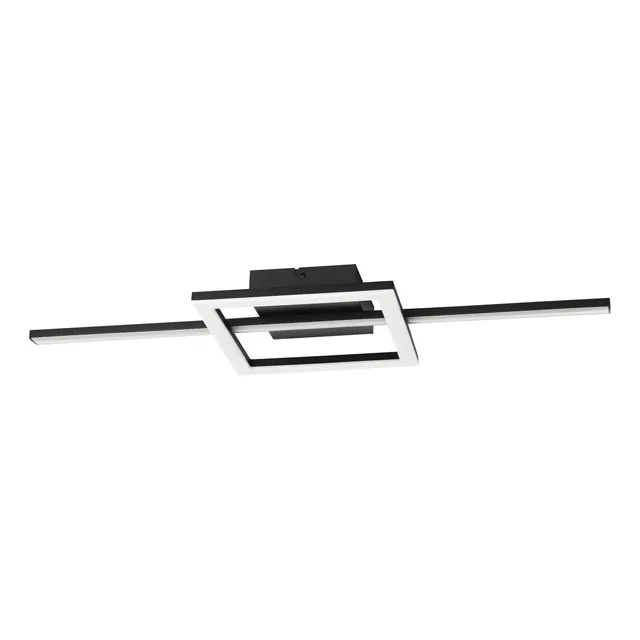 eglo-agostino-led-deckenleuchte-eckig-66-x-22-cm-schwarz-cct-2700-6500k-2350-lm image 1