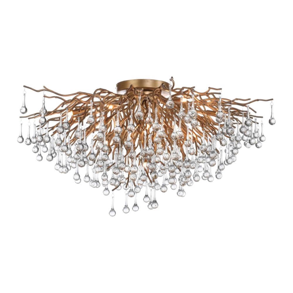 paul-neuhaus-icicle-deckenleuchte-100-cm-messing-antik-kristall image 1