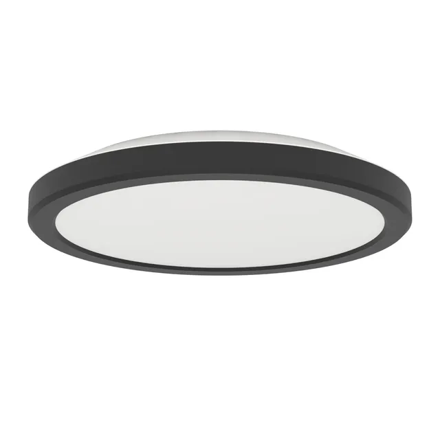 eglo-testara-e-led-deckenleuchte-rund-schwarz-21-cm-warmwei image 1