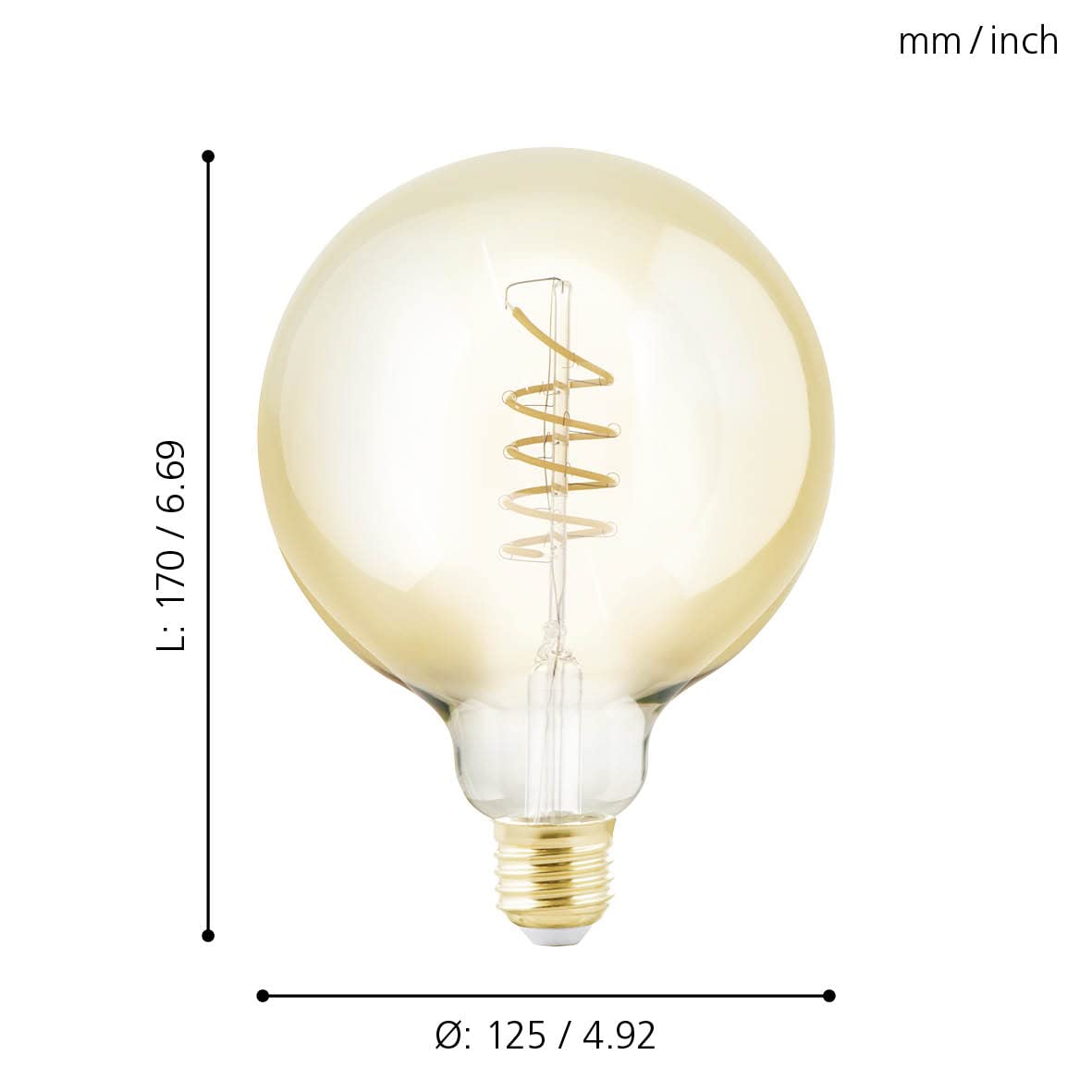 eglo-e27-spiral-led-retro-gl-hbirne-g125-amber-dimmbar-4w image 6