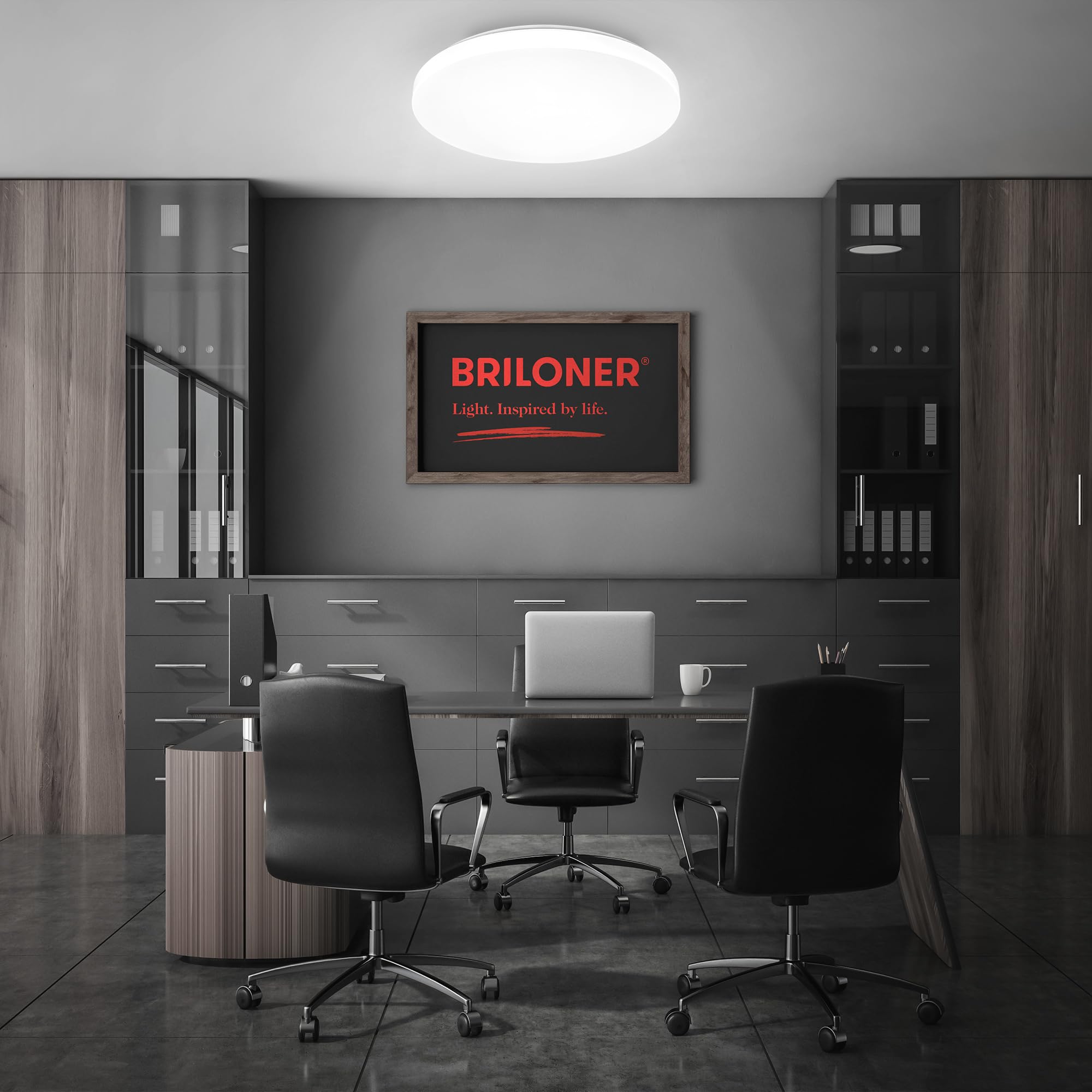 briloner-led-deckenlampe-49-cm-mit-fernbedienung-cct-dimmbar-wei-38w-4400-lumen image 3