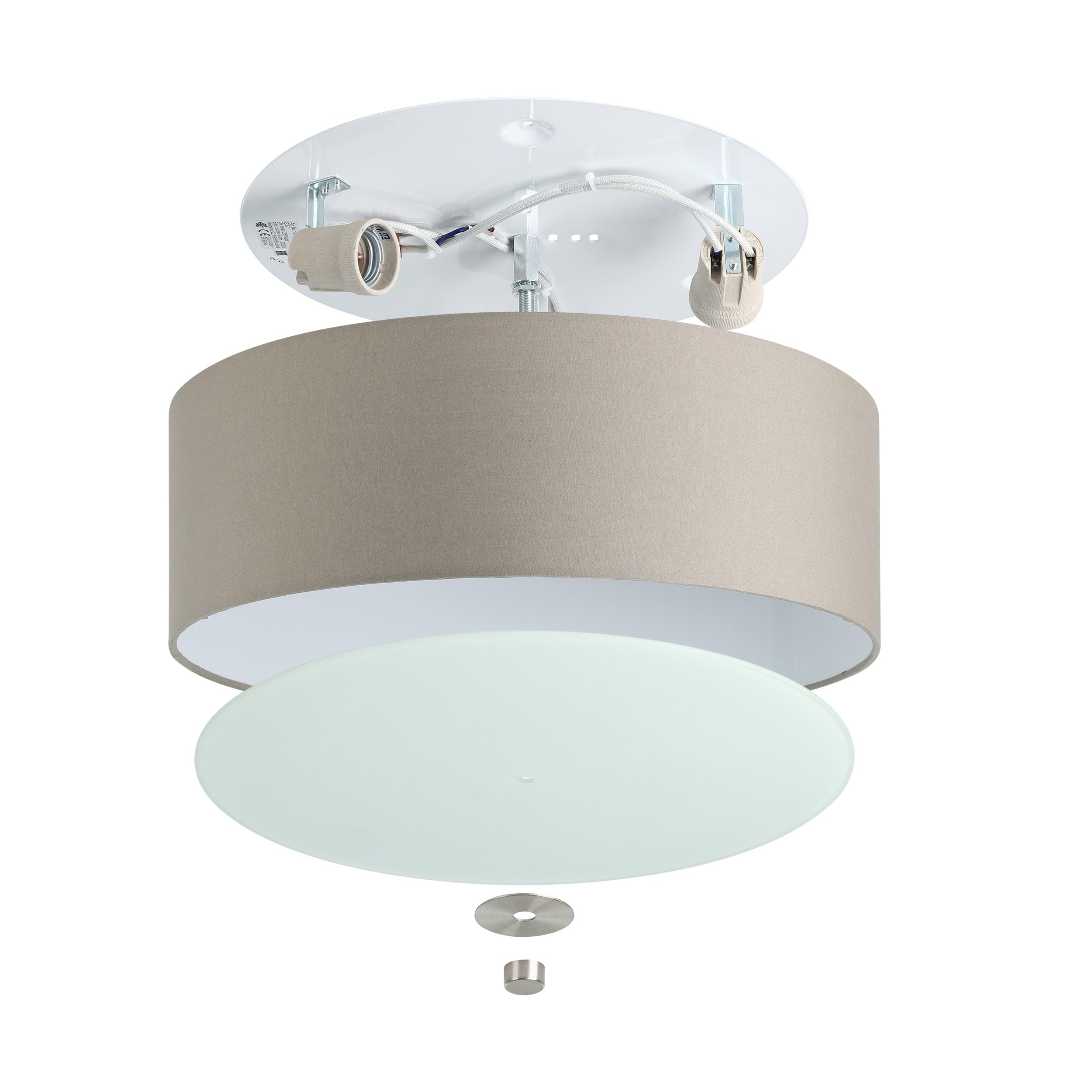 eglo-pasteri-deckenlampe-3-flammig-e27-textil-taupe-47-5cm image 4