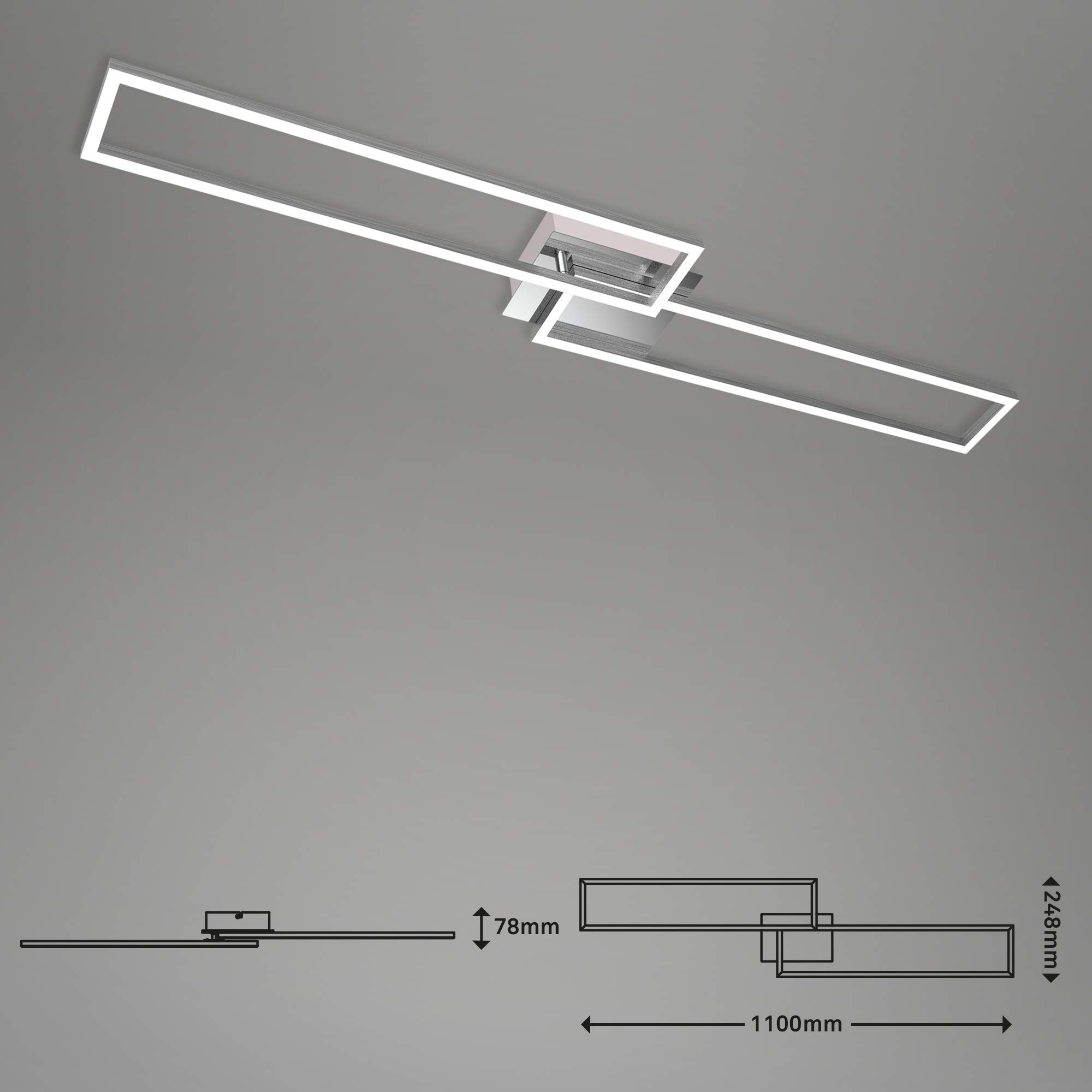 briloner-led-deckenlampe-dimmbar-fernbedienung-cct-110x25x8-cm-chrom-alu image 7