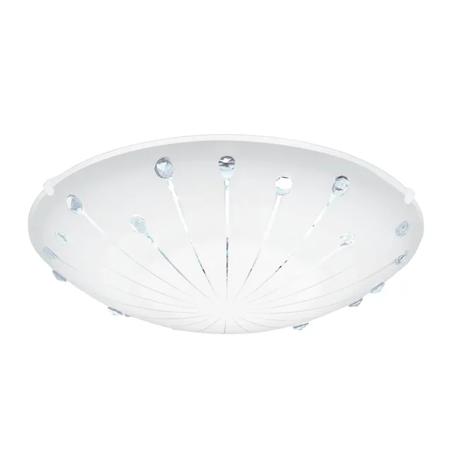 eglo-margitta-1-led-deckenleuchte-31-5-cm-wei-kristall image 1