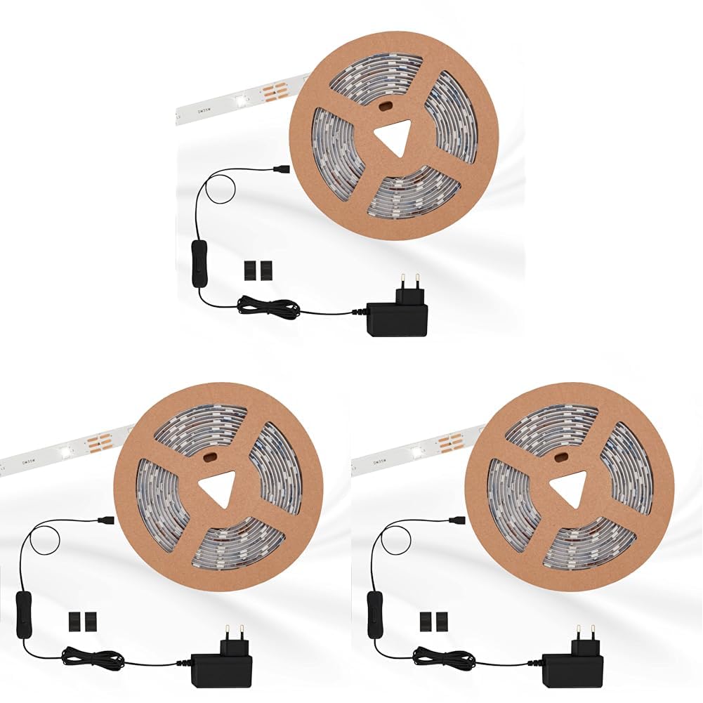 briloner-led-strip-3m-mit-fernbedienung-warmwei-selbstklebend image 2