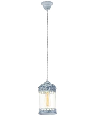 eglo-langham-pendelleuchte-h-ngelampe-laterne-glaszylinder-grau-blau-e27-14-cm image 3