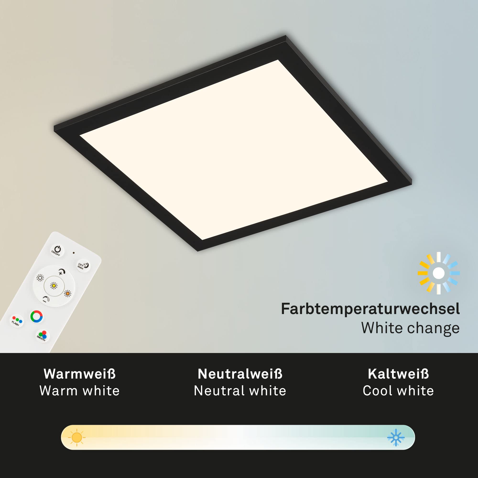briloner-led-deckenlampe-flach-29-6x29-6x5-8-cm-mit-fernbedienung-rgb-cct-schwar image 3