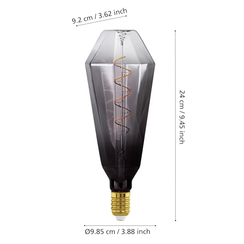 eglo-e27-xxl-spiral-led-retro-gl-hbirne-big-size-grau-schwarz-4w-1800k-dimmbar image 6