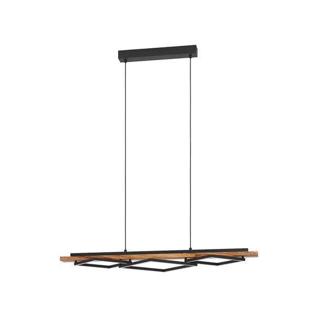 eglo-boyal-led-h-ngelampe-3-flammig-101-cm-holz-schwarz image 1