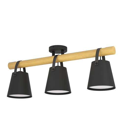 eglo-boyle-deckenleuchte-3-flammig-78-cm-schwarz-wei-holz-e27 image 4