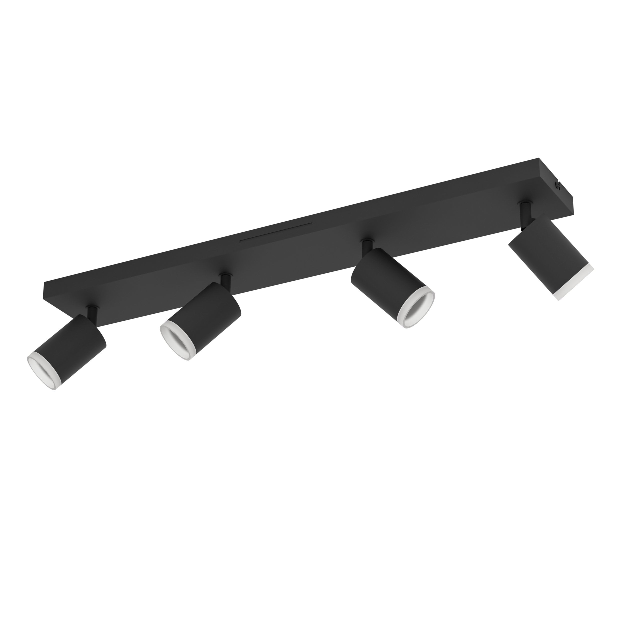 eglo-connect-z-melitello-z-smart-led-deckenstrahler-4-spots-schwarz-zigbee-matte image 1