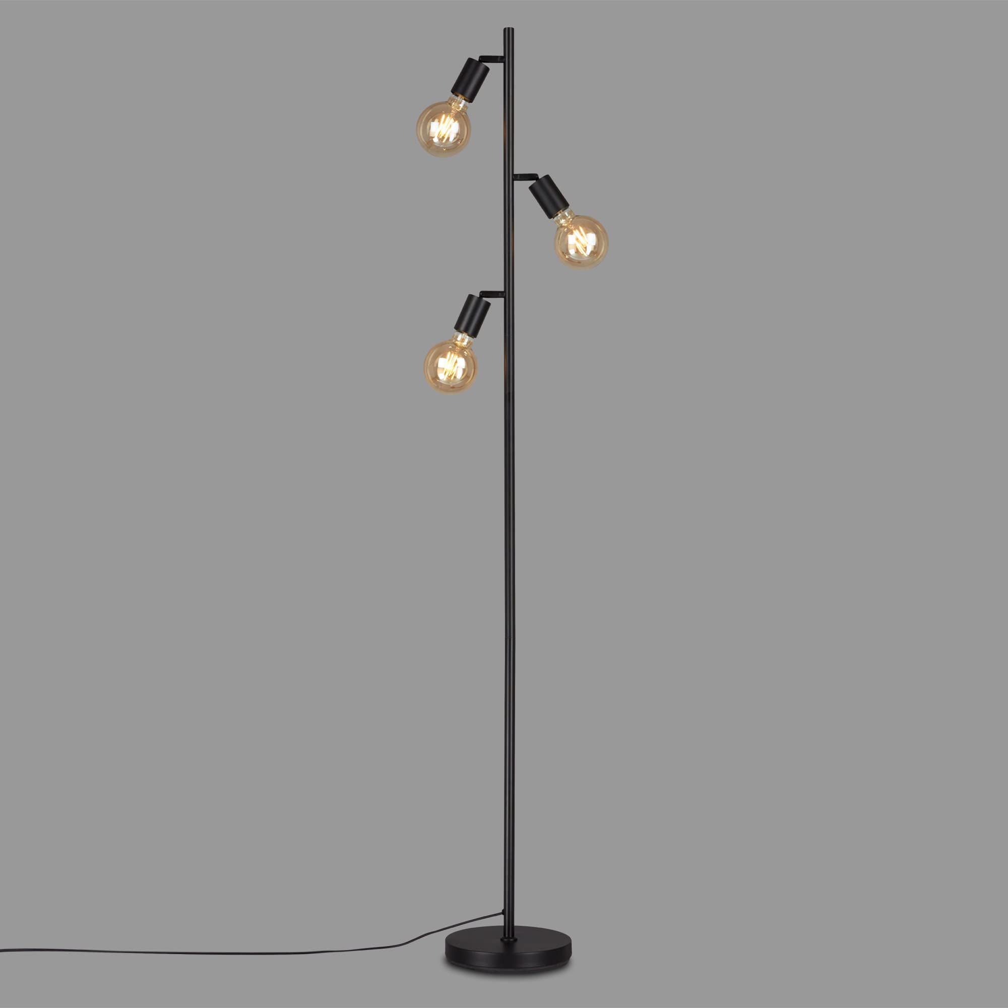 briloner-stehleuchte-3-flammig-schwenkbar-retro-schwarz-3x-e27-160cm image 6
