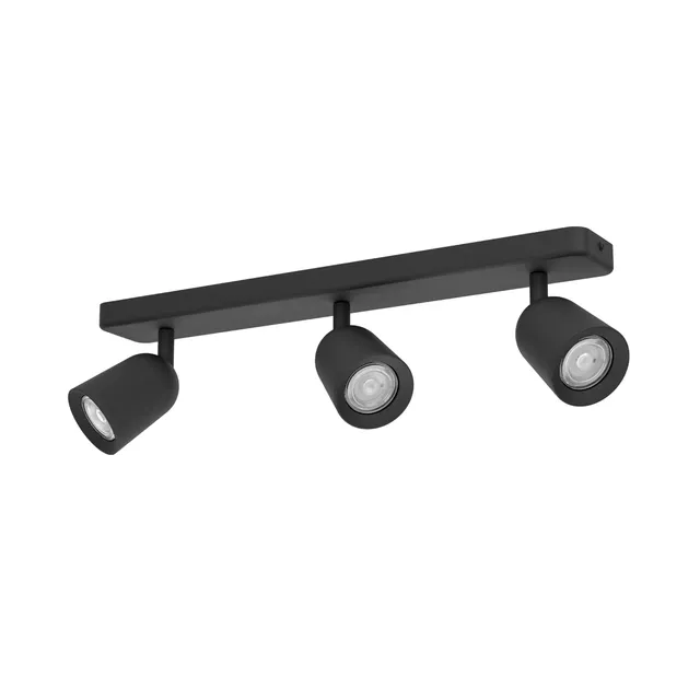 eglo-camaldoli-deckenlampe-3-flammig-spotbalken-gu10-stahl-schwarz image 1