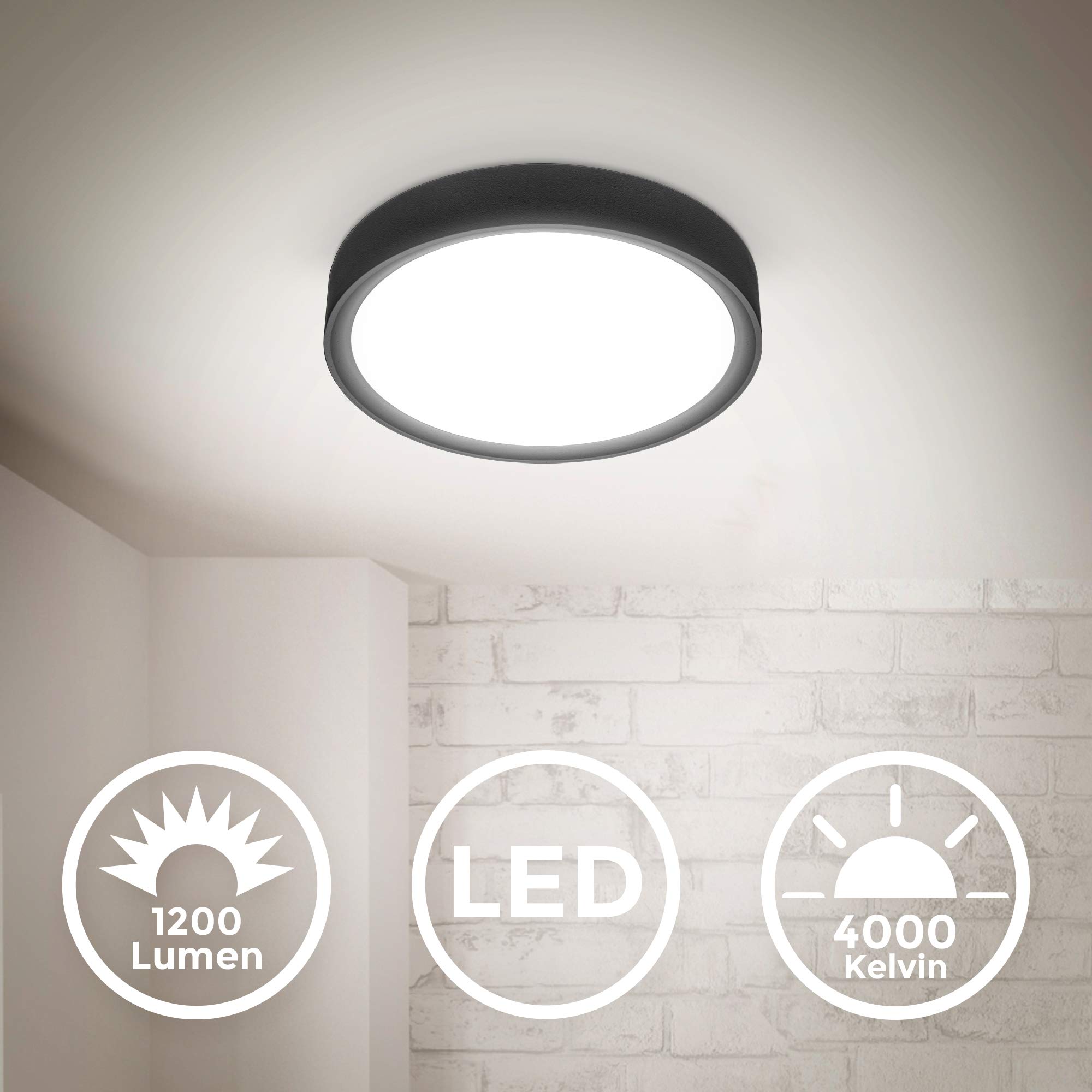 b-k-licht-led-deckenlampe-rund-25-cm-neutralwei-12w-matt-schwarz image 2