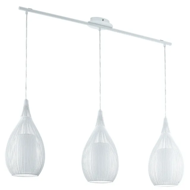 eglo-razoni-pendellampe-3-flammig-stahl-moderne-h-ngeleuchte-e27 image 1