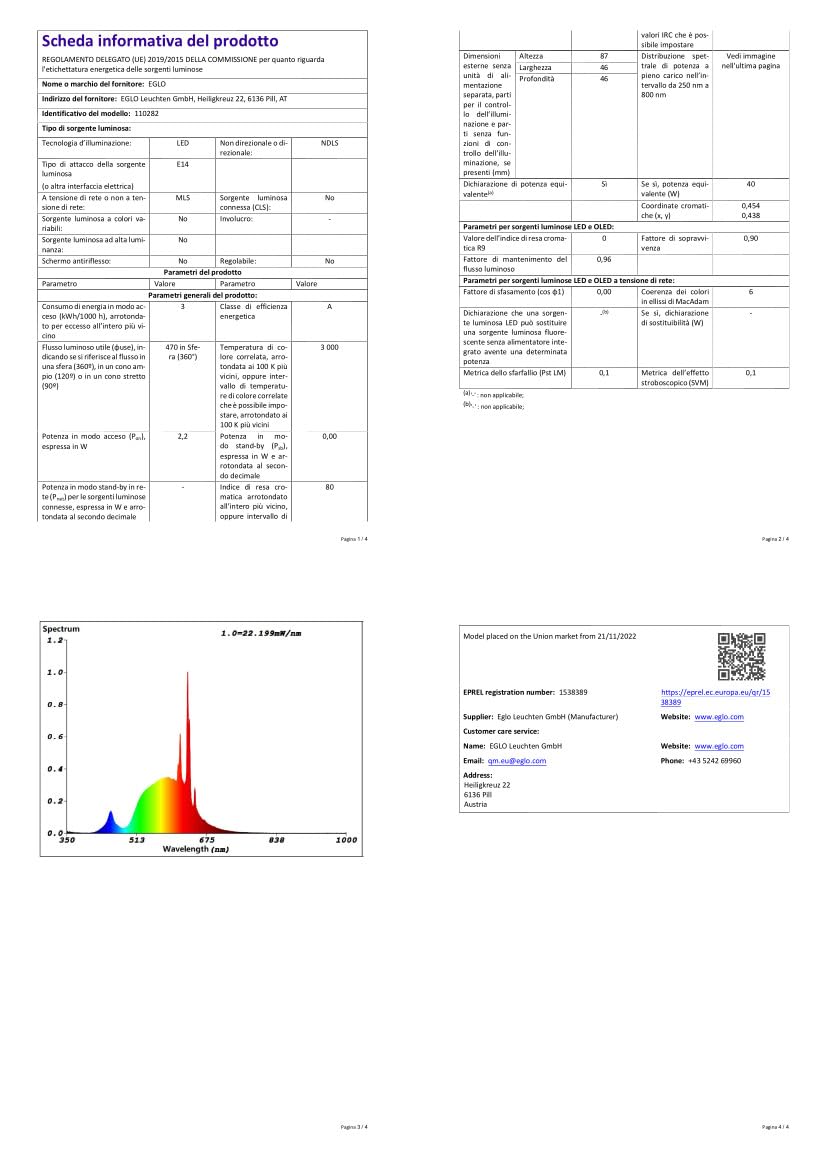 eglo-e14-led-leuchtmittel-p45-2-2w-470lm-warmwei-energieklasse-a image 7