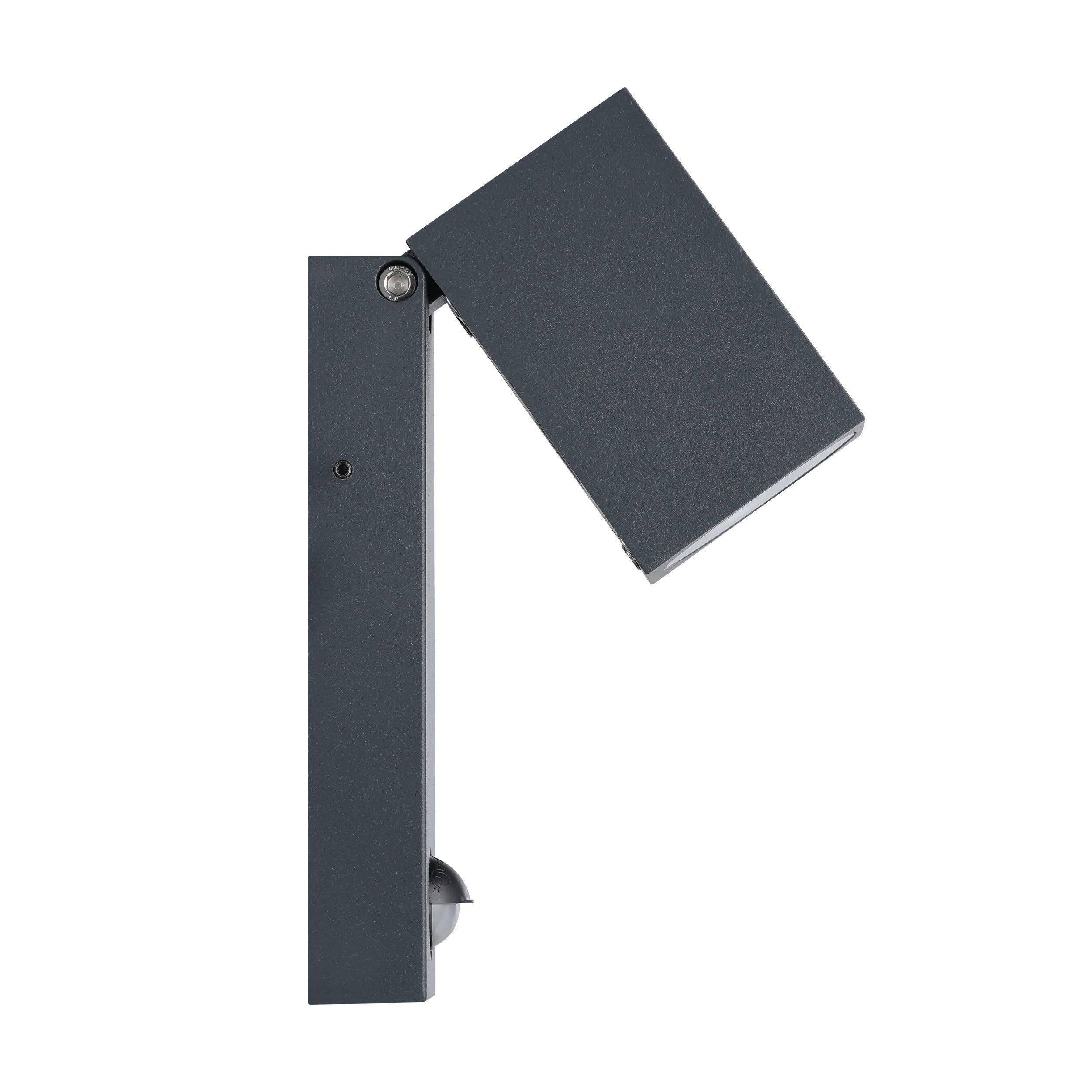 eglo-sakeda-led-au-en-wandleuchte-mit-bewegungsmelder-anthrazit-ip44 image 2