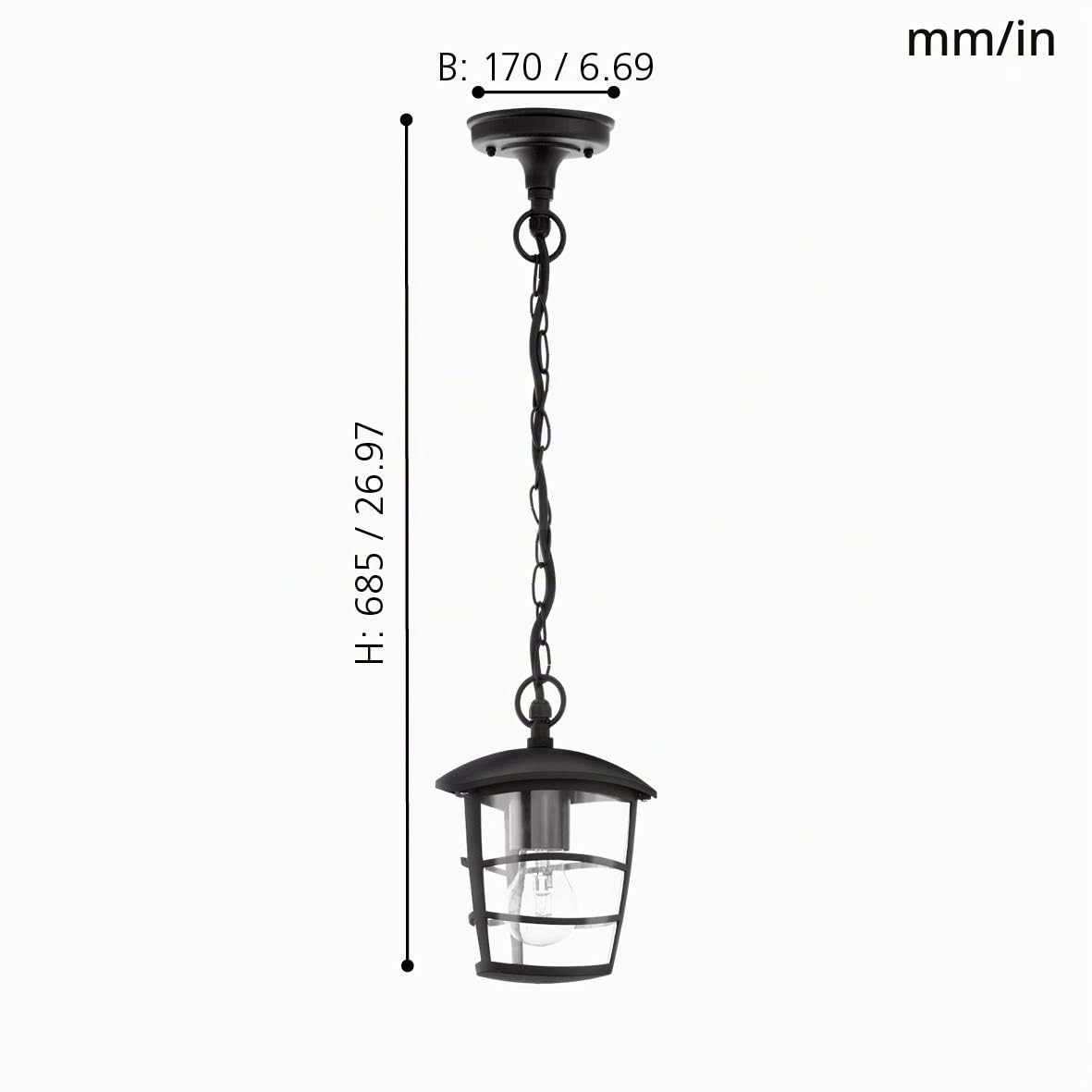 eglo-aloria-au-en-h-ngelampe-1-flammig-laterne-schwarz-aluminiumguss-e27-ip44 image 5