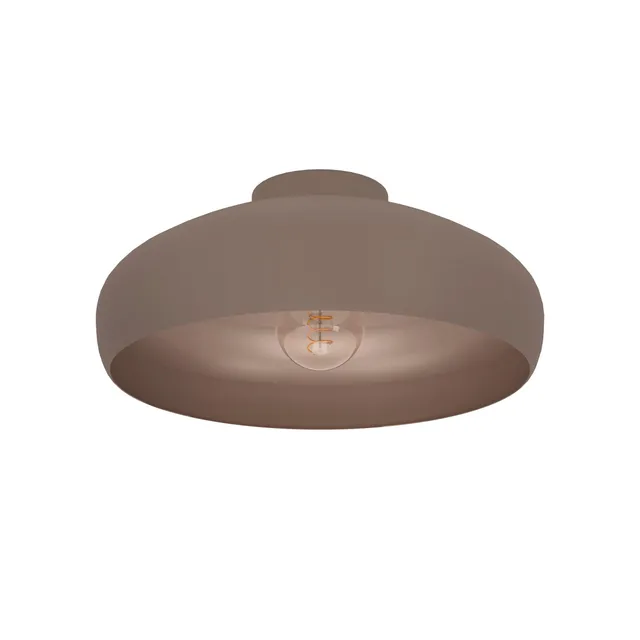 eglo-mogano-deckenleuchte-rund-40cm-mokka-stahl-e27 image 1