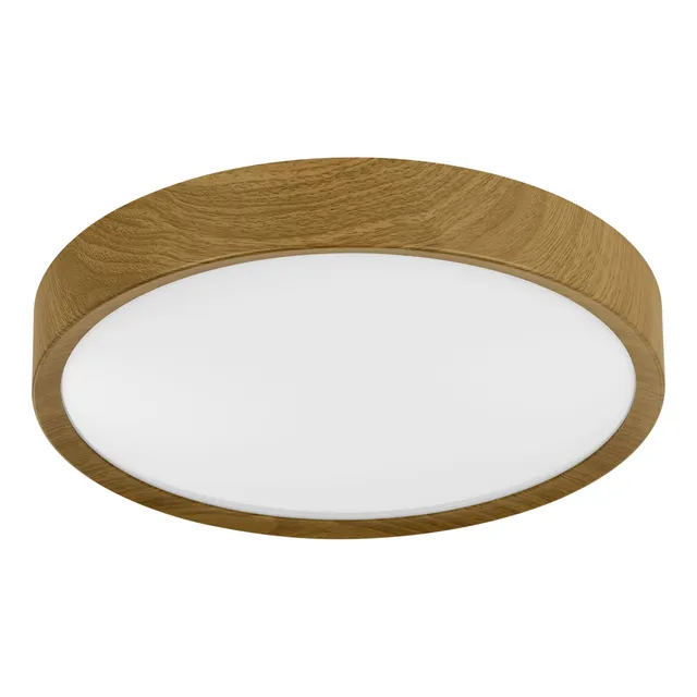 eglo-led-deckenleuchte-musurita-34-cm-holz-optik-wei image 1
