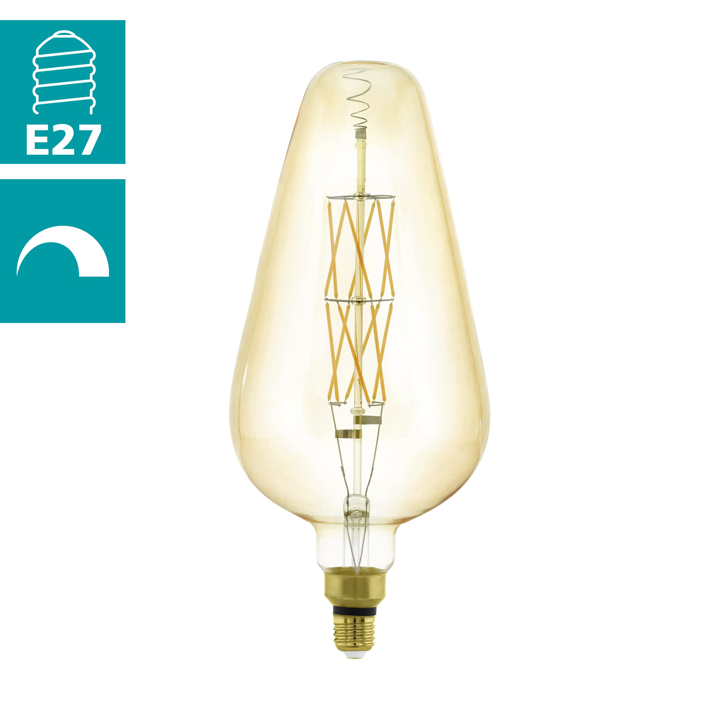 eglo-e27-led-vintage-gl-hbirne-big-size-amber-dimmbar-16-6-cm image 2