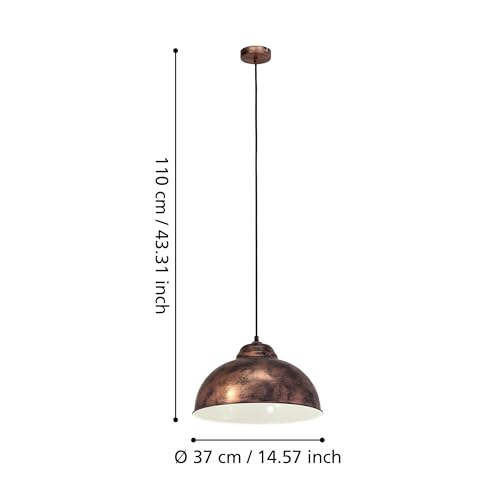 eglo-truro-2-pendelleuchte-vintage-rostoptik-e27-37-cm image 6