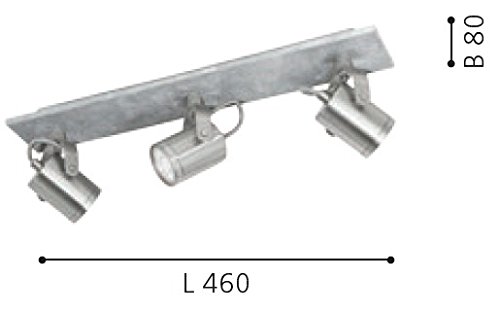 eglo-praceta-spot-deckenstrahler-grau-nickel-matt-720-lumen image 3