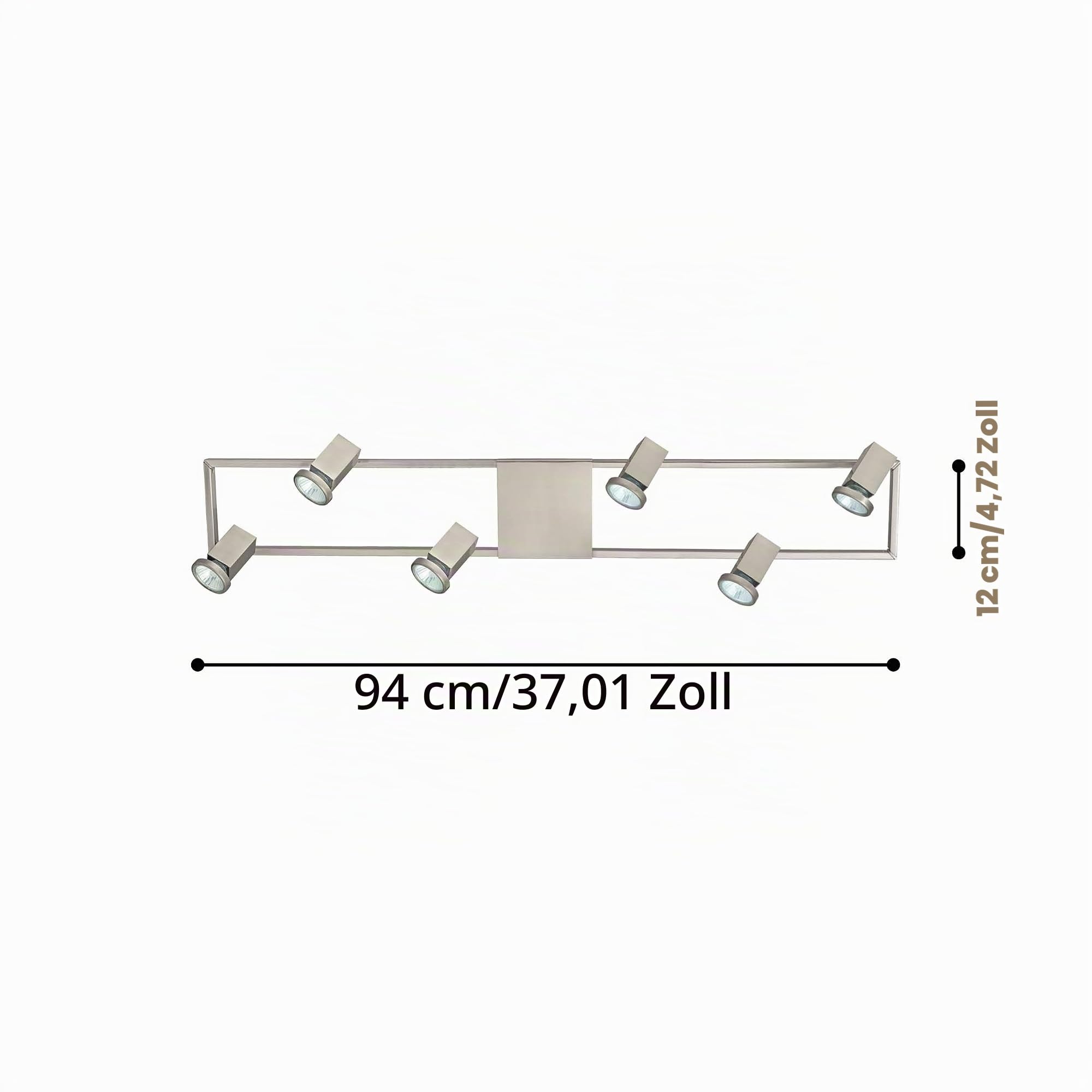 eglo-zeraco-led-deckenstrahler-6-flammig-silber-gu10 image 6
