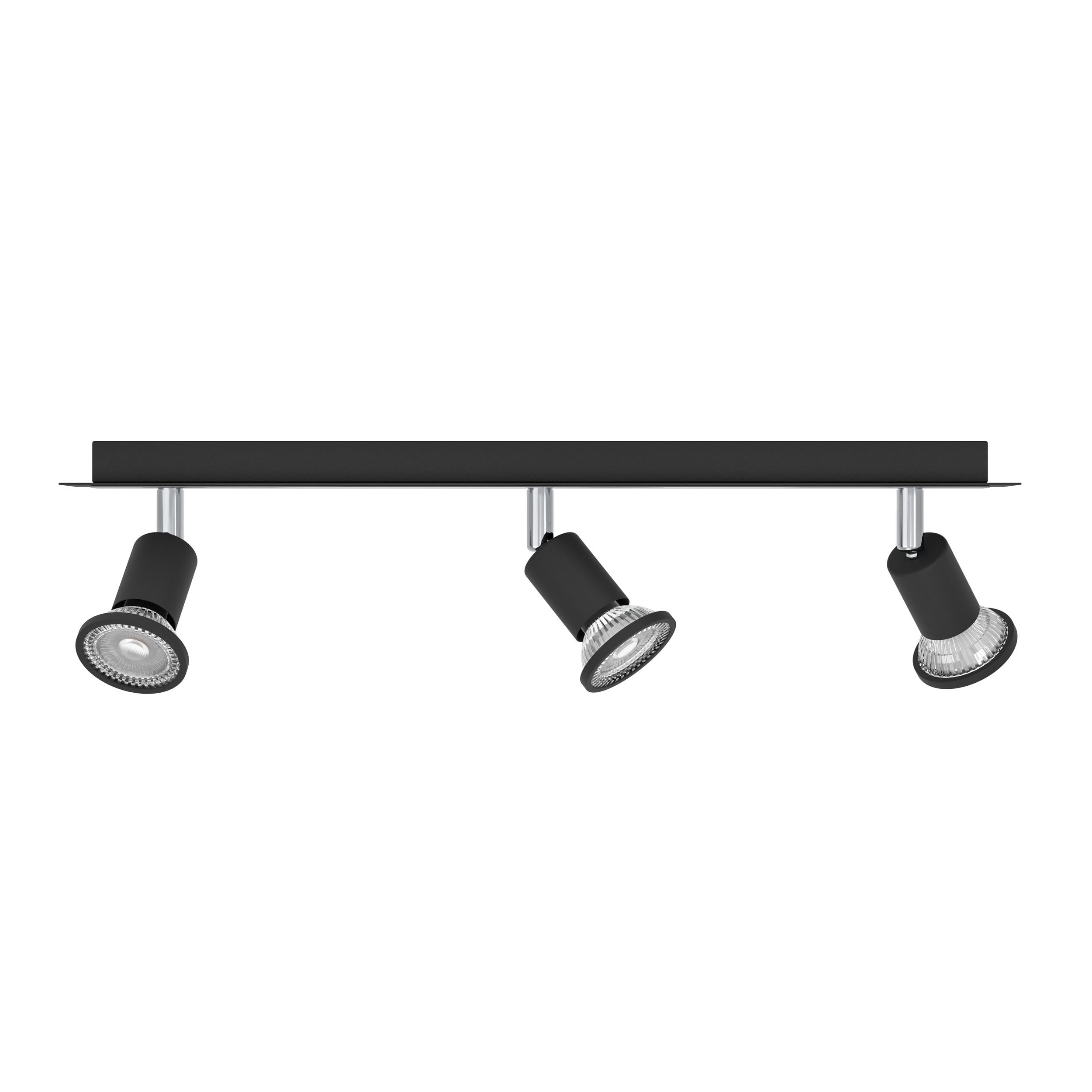 eglo-sarria-led-deckenstrahler-3-flammig-46-cm-schwarz-chrom-gu10-warmwei image 2