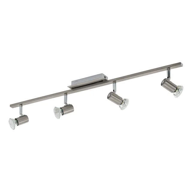 eglo-deckenleuchte-rottelo-4-flammig-metall-nickel-matt-chrom-inkl-gu10-warmwei image 1