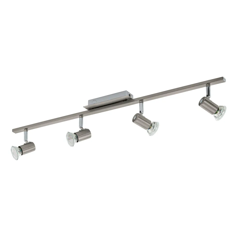 eglo-deckenleuchte-rottelo-4-flammig-metall-nickel-matt-chrom-inkl-gu10-warmwei image 1