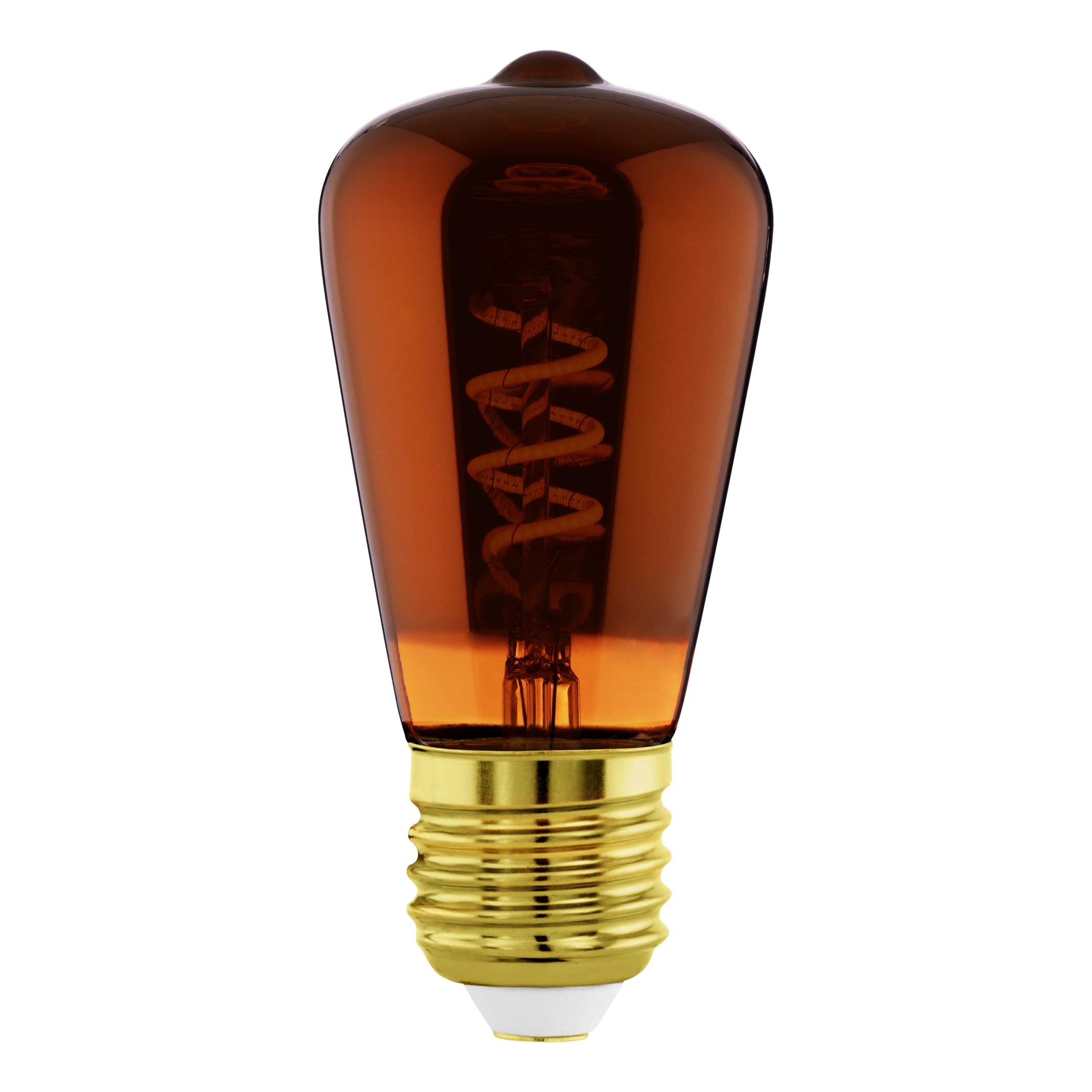 eglo-spiral-led-gl-hbirne-e27-st48-kupfer-vintage-4w-2000k image 2