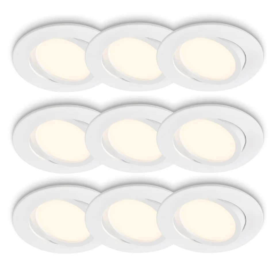 briloner-3x-3er-set-led-einbaustrahler-schwenkbar-gu10-warmwei-wei-68mm image 1