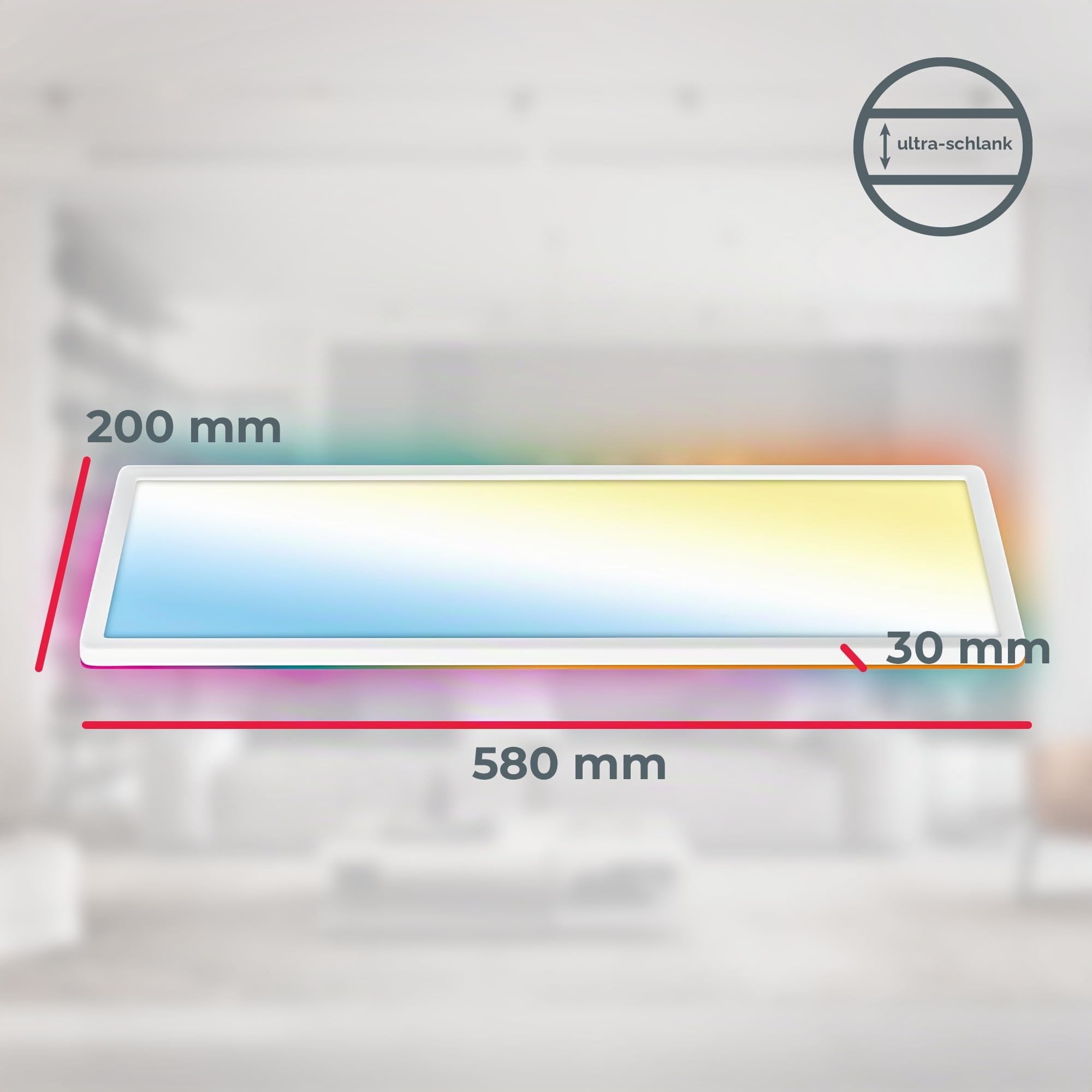 briloner-b-k-licht-led-deckenlampe-flach-58x20cm-mit-fernbedienung-rgb-backlight image 7