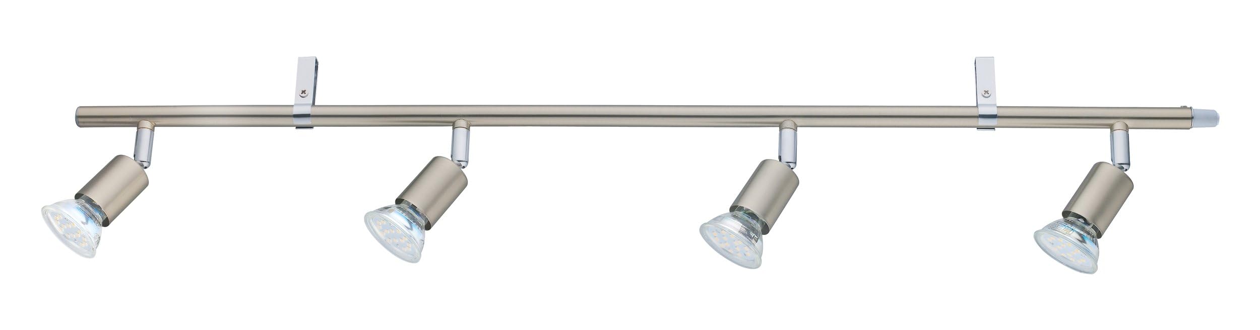 eglo-mini-systemspot-4-gu10-deckenstrahler-80-cm-stahl-nickel-matt image 1