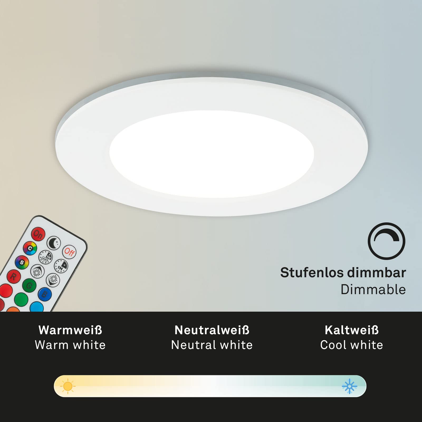 briloner-3er-set-led-bad-einbaustrahler-ip65-dimmbar-rgb-cct-fernbedienung image 3